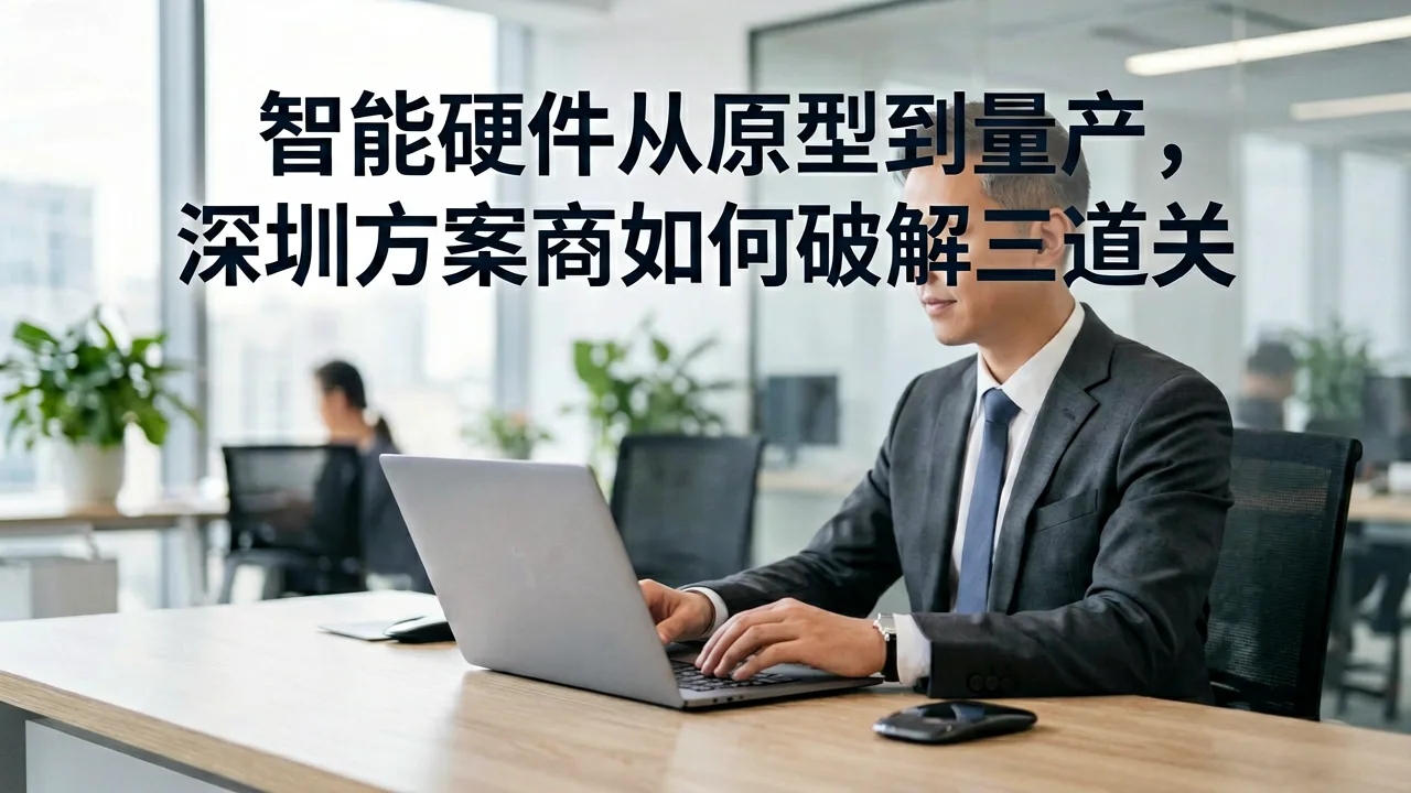 智能硬件从原型到量产，深圳方案商如何破解三道关